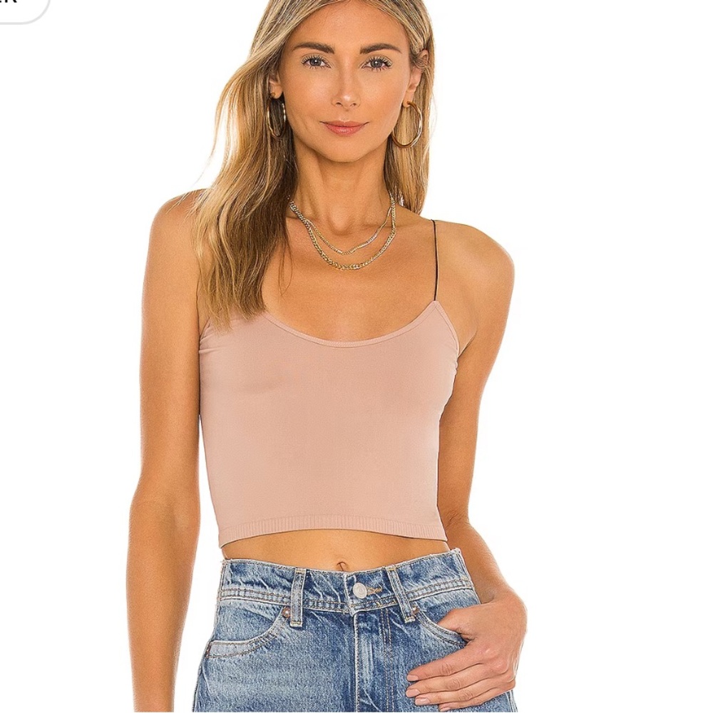 Brami Skinny Strap Tank in Nude